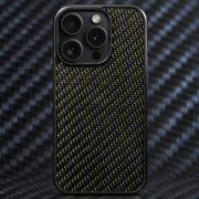 Coque en fibre de carbone tressée pour iPhone