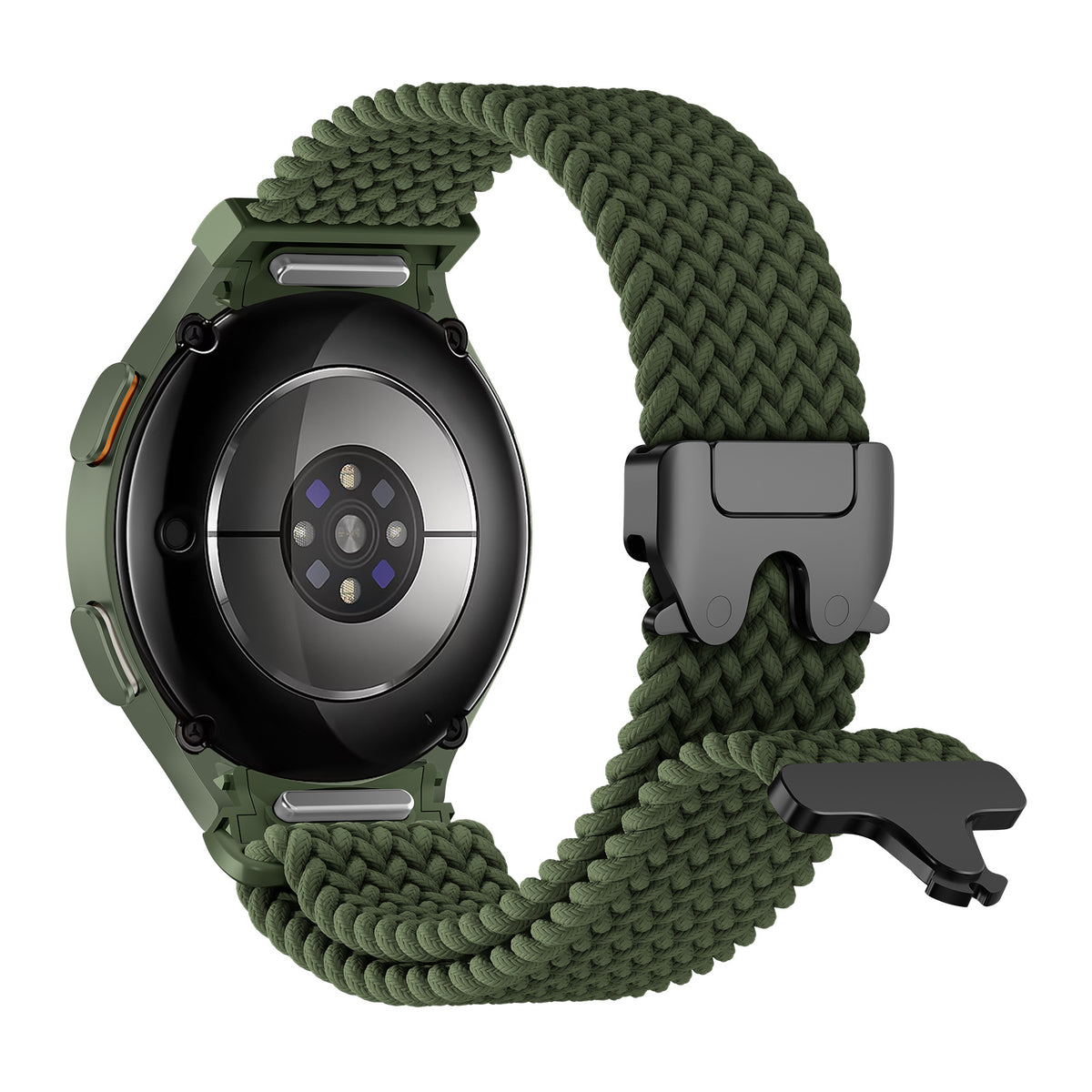 Button-knit Nylon Parachute Watch Strap