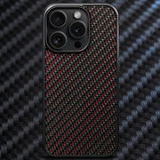 Coque en fibre de carbone tressée pour iPhone