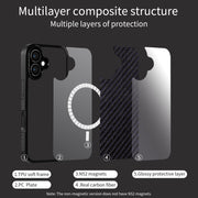 Coque en fibre de carbone tressée pour iPhone
