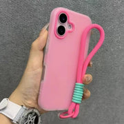 Coque mate avec dragonne pour iPhone – vue 2