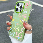 Coque florale antichoc pour iPhone – vue 5