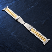 Bracelet acier inoxydable — argent or