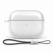 Coque transparente pour AirPods avec dragonne discrète
