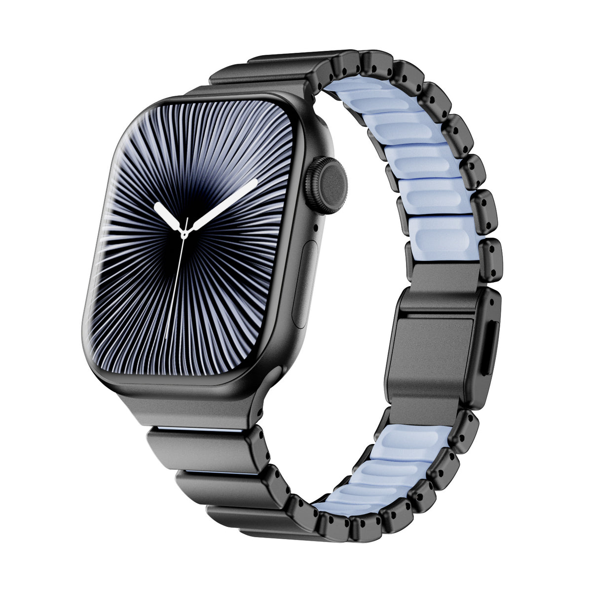 Bracelet à boucle magnétique contrastée pour Apple Watch