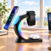 Charger black with devices window