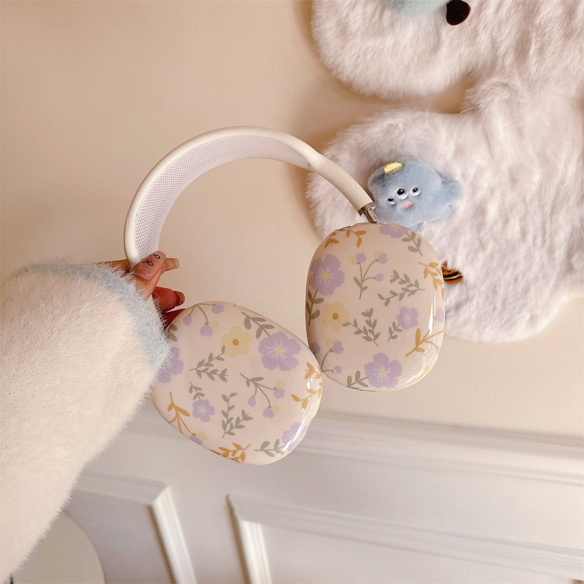 Coques florales en TPU pour AirPods Max