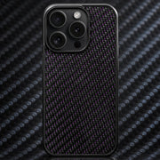 Coque en fibre de carbone tressée pour iPhone